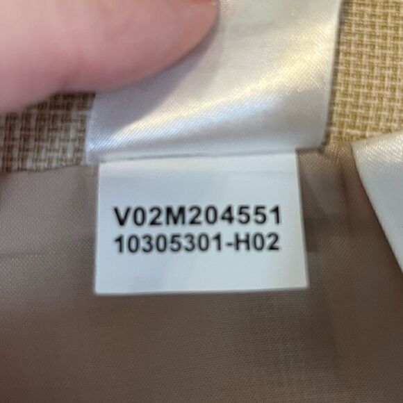 ANNE KLEIN Plaid Skirt Lined Tan Women’s Size 6 - Picture 6 of 7